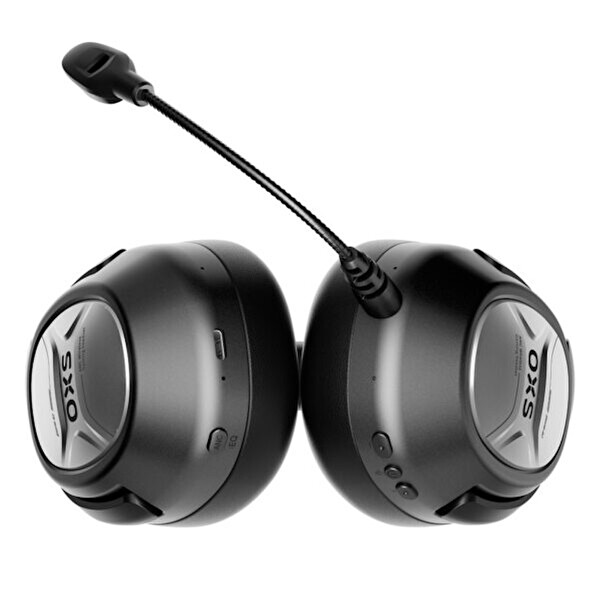 OXS Storm A2 PS5 Uyumlu 7.1 Virtual Surround Sound Kablosuz Gaming Kulaklık - Siyah
