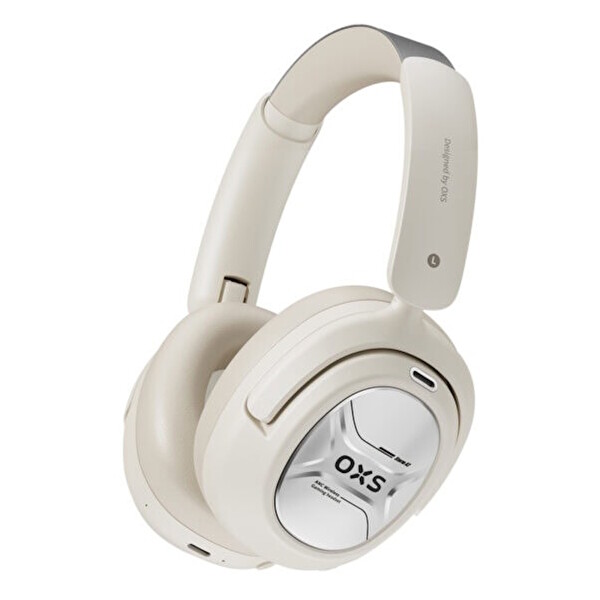 OXS Storm A2 PS5 Uyumlu 7.1 Virtual Surround Sound Kablosuz Gaming Kulaklık - Beyaz