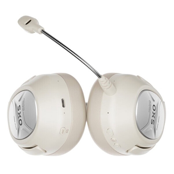 OXS Storm A2 PS5 Uyumlu 7.1 Virtual Surround Sound Kablosuz Gaming Kulaklık - Beyaz