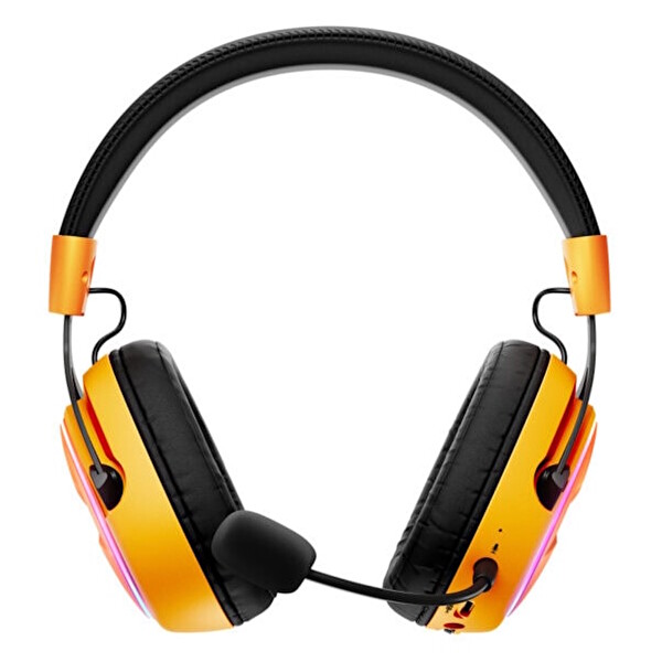 OXS Storm G2 RGB PS5 Uyumlu 7.1 Virtual Surround Kablosuz Gaming Kulaklık - Turuncu