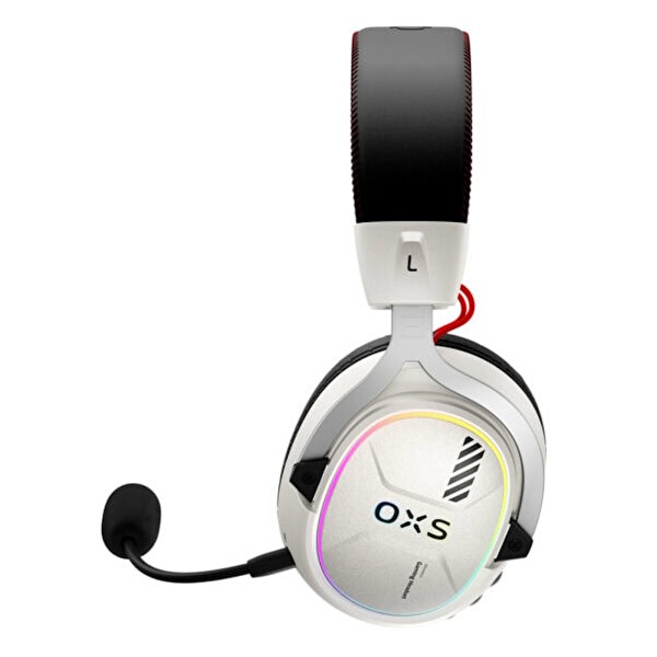 OXS Storm G2 RGB PS5 Uyumlu 7.1 Virtual Surround Kablosuz Gaming Kulaklık - Beyaz