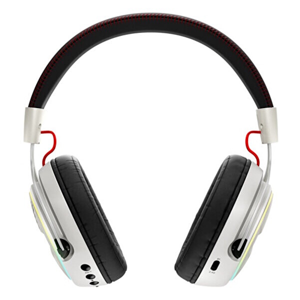 OXS Storm G2 RGB PS5 Uyumlu 7.1 Virtual Surround Kablosuz Gaming Kulaklık - Beyaz