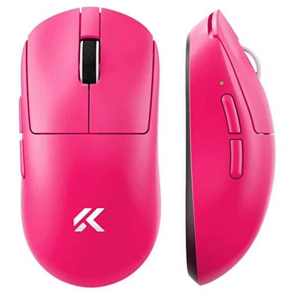 Mchose A7 V2 Ultra Rose Red 8K Hz PAW3950 TI Sensör Kablosuz Gaming Mouse MC-A7V2-7
