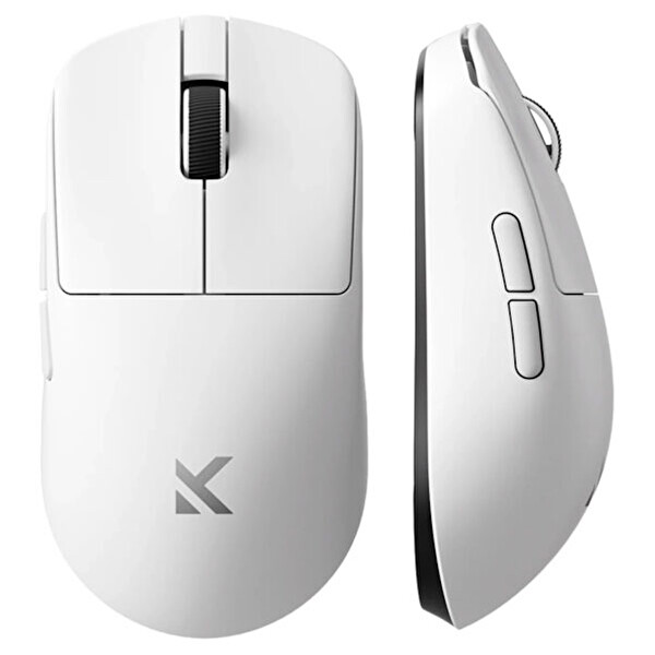 Mchose L7 Ultra Plus PAW3950 MC-L7-13 8K Hz Sensör Kablosuz Simetrik Gaming Mouse Beyaz