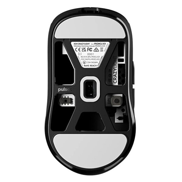 Pulsar X2H Crazylight Jet Black Size 1 Mini 8K Hz XS-1 Sensör Kablosuz Simetrik Gaming Mouse PX2HCL101