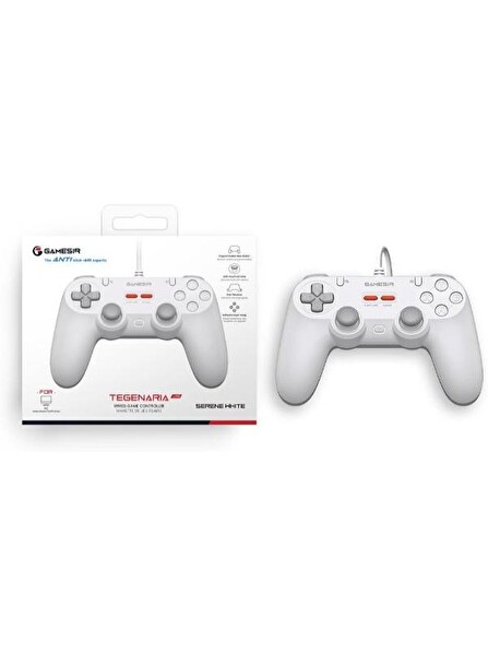GameSir Tegenaria T3 Lite Kablolu Beyaz Nintendo Switch Windows PC Steam Android Ios Controller