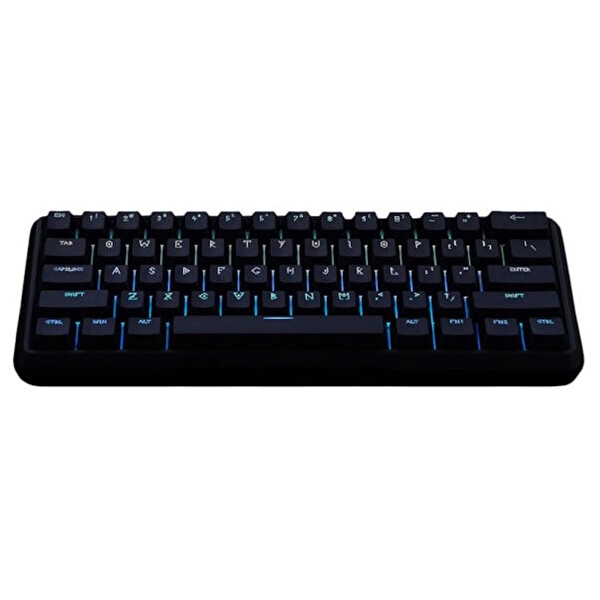 Waizowl Lightning 60 Siyah %60 Raesha Manyetik Switch 8K Hz Hall Effect Hotswap RGB İngilizce Mekanik Gaming Klavye