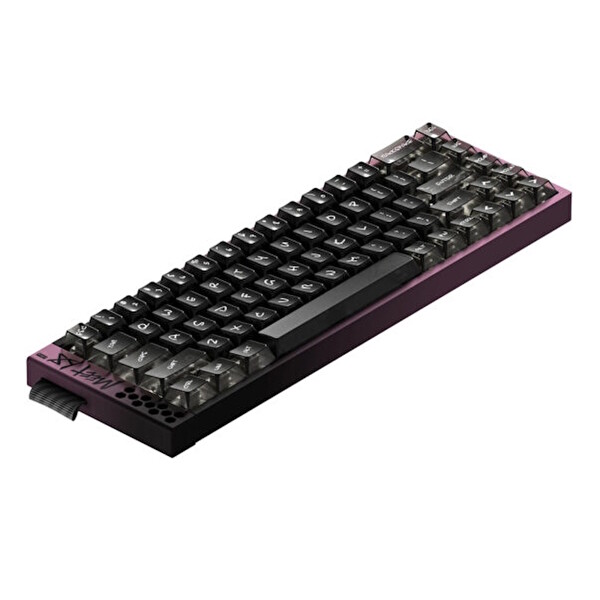 iQunix Meet68 Ultra Midnight Purple %65 Omega Manyetik Switch 8K Hz Hall Effect Hotswap RGB İngilizce Mekanik Gaming Klavye