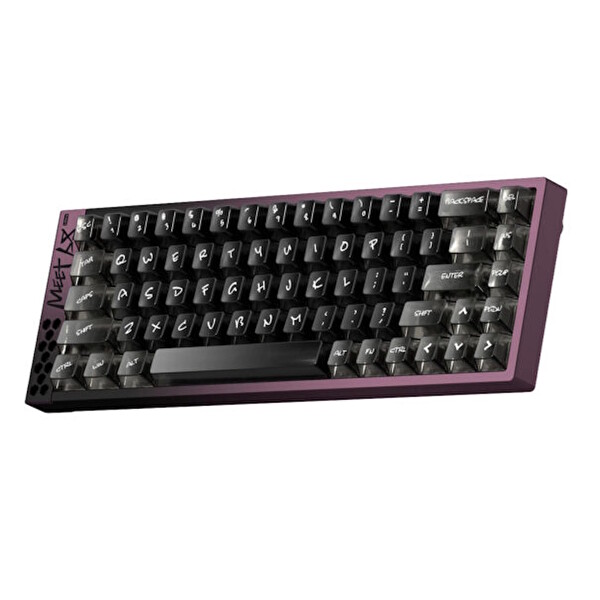 iQunix Meet68 Ultra Midnight Purple %65 Omega Manyetik Switch 8K Hz Hall Effect Hotswap RGB İngilizce Mekanik Gaming Klavye