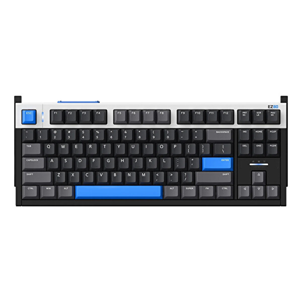 iQunix EZ80 %80 Magnetic Jade Pro Manyetik Switch 8K Hz Hall Effect Hotswap RGB İngilizce Mekanik Gaming Klavye