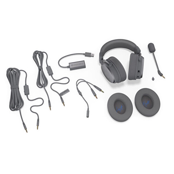 Endorfy Viro Plus USB Alt Gray PS5 Uyumlu 7.1 Surround Gaming Kulaklık EY1A013