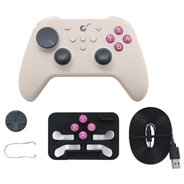 GuliKit TT Pro GB Retro Hall Effect Destekli TMR Manyetik Joystick Kablosuz Gamepad (NS68)