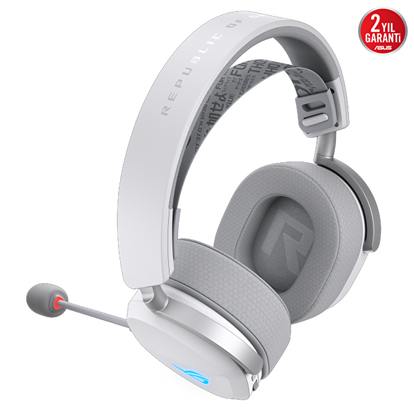 Asus Rog Pelta Aura Sync RGB PS5 Uyumlu Kablosuz Gaming Kulaklık Beyaz