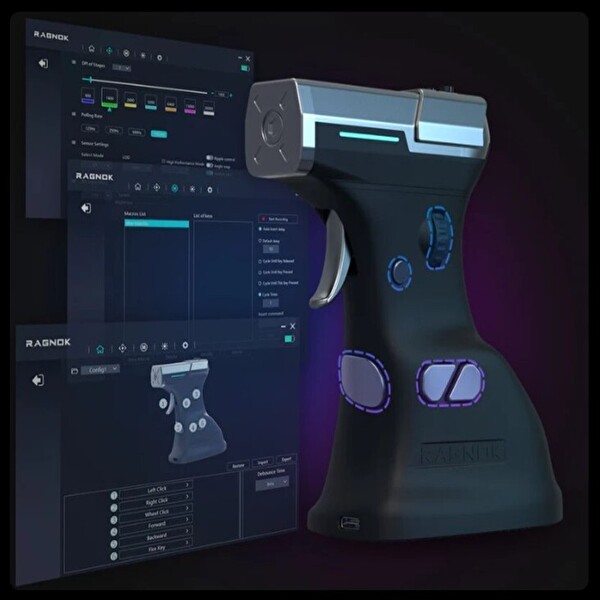 Ragnok ErgoStrike7 Geri Tepme Özellikli Yeni Nesil FPS Gaming Mouse Siyah