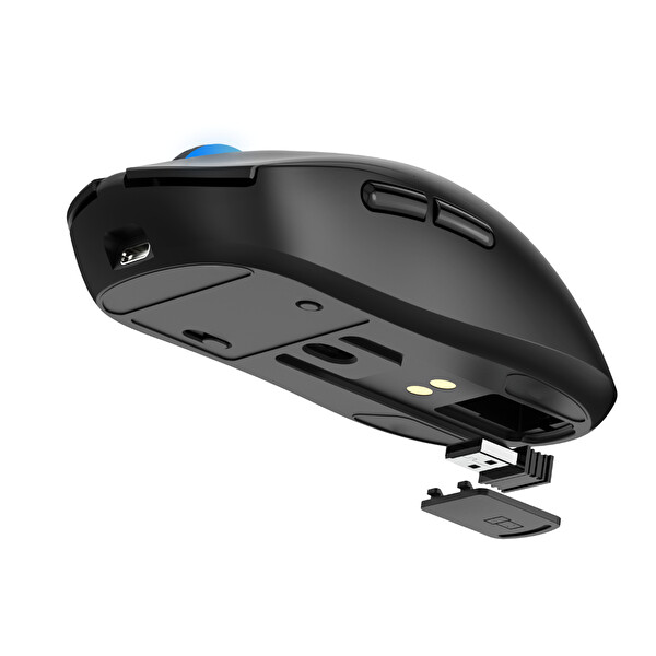 Claw’s Banza 24000 Dpi Pixart 3311 Sensör RGB Şarj Dock Makro RGB Yazılım 2.4GHz Bluetooth Gaming Mouse