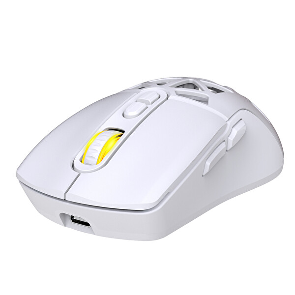 Claw’s Nexus Air V1 10000 Dpi Pixart PMW3325 Sensör Değiştirilebilir Kapak RGB Kablosuz Gaming Mouse Beyaz