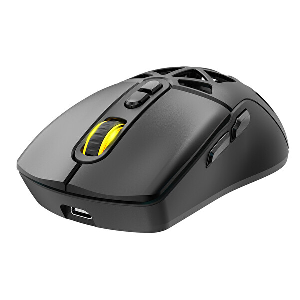 Claw's Nexus Air V1 Kablosuz 10000 Dpi Makro Yazılımlı Değiştirilebilir Kapaklı RGB Kablosuz Gaming Mouse