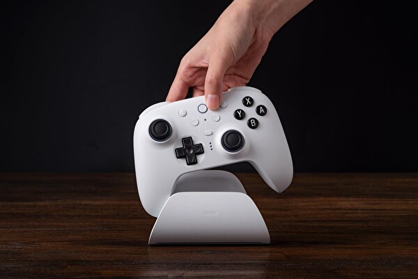 8bitdo Pro Controller Ultimate 2 Bluetooth Nintendo Switch 2 Ve Windows Uyumlu Şarj Dock Beyaz Oyun Kolu
