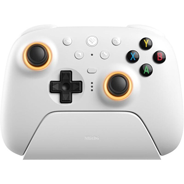 8bitdo Ultimate 2 Windows & Android Uyumlu Hall Effect 2.4G Kablosuz Beyaz Oyun Kolu