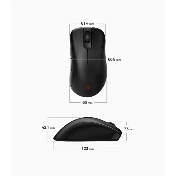 BenQ Zowie EC2-DW Orta Boy 4K Asimetrik Sağ Kablosuz E-Spor Oyuncu Mouse