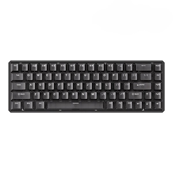 Akko MOD68 HE %65 AstroAim Magnetic Switch 8K Hz Hall Effect Hotswap ARGB Kablosuz İngilizce Mekanik Gaming Klavye Siyah