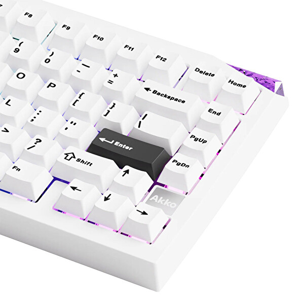 Akko Mineral 01 VIA Stellar Rose Switch Hotswap RGB Kablosuz İngilizce Gaming Klavye