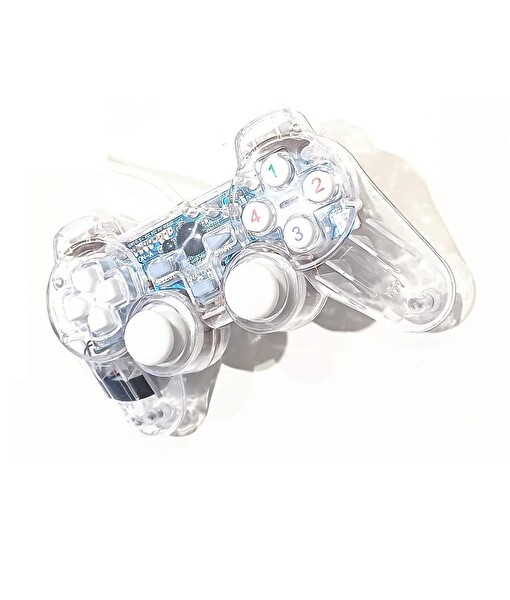 ZHL Tools Şeffaf Oyun Kolu Gamepad WN-1125