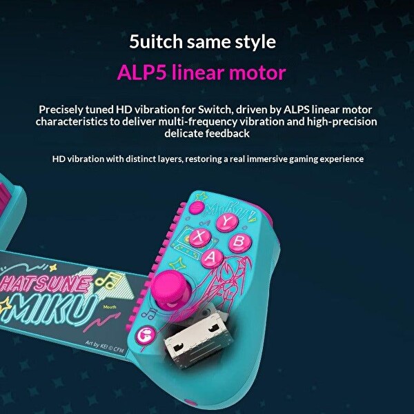 GameSir X5s Hatsune Miku Edition Wireless Nintendo Switch 2 IOS Android Mobile Game Controller