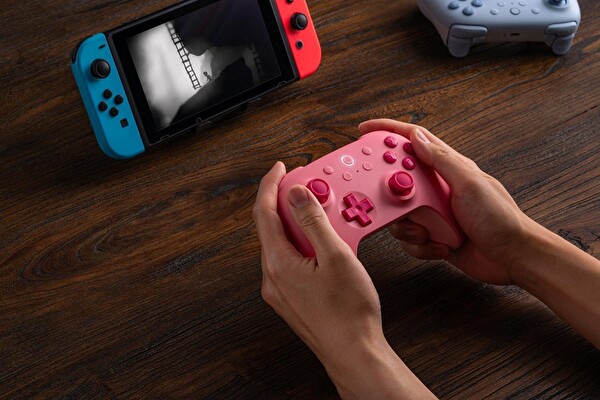 8Bitdo Nintendo Switch Ultimate 2C Bluetooth Kablosuz Controller TRC (Pembe)
