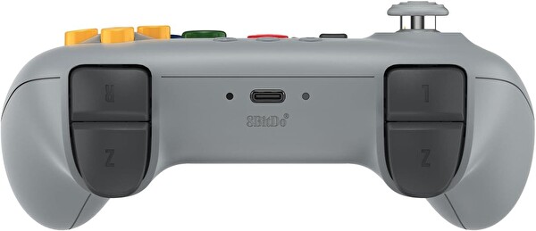 8bitdo 64 2.4G Wireless Controller N64 Konsol Analog 3D ve Windows Uyumlu Gri