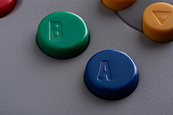 8bitdo 64 2.4G Wireless Controller N64 Konsol Analog 3D ve Windows Uyumlu Gri