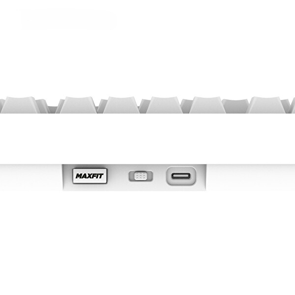 Fantech MK921 MAXFIT8 White Switch Hotswap RGB Kablosuz İngilizce Mekanik Gaming Klavye
