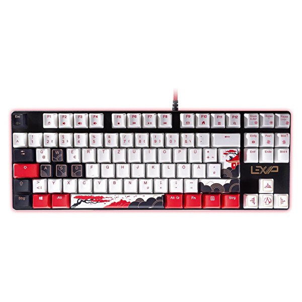 Lexip X Ubisoft Assassin’s Creed Shadows Lisanslı %80 Red Switch RGB İngilizce Gaming Klavye