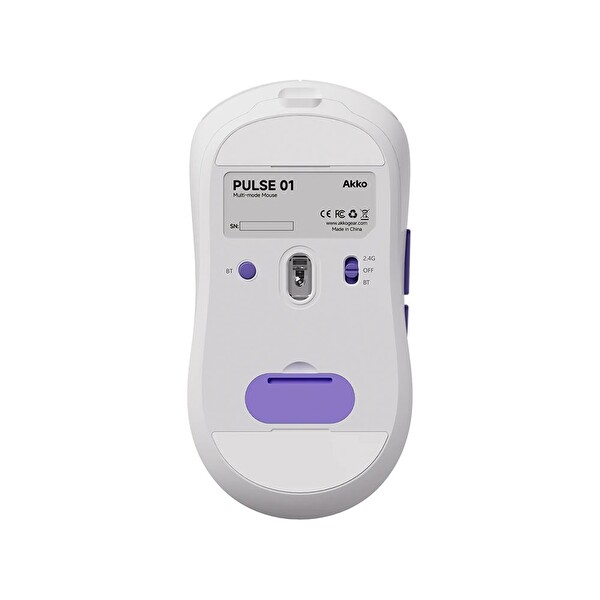 Akko Pulse 01 8K Hz PixArt 3950 Sensör Kablosuz Gaming Mouse Beyaz