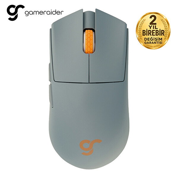 Gameraider GR3S Silver Fog PixArt 3395 Sensör Kablosuz Gaming Mouse