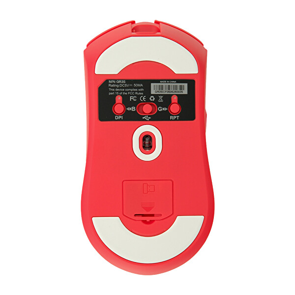 Gameraider GR3S Crimson Flame PixArt 3395 Sensör Kablosuz Gaming Mouse