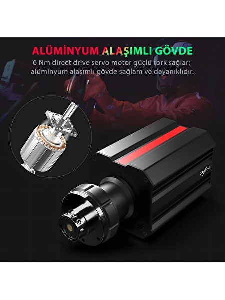 Pxn V12 Lite 6 N-M Direct Drive Direksiyon Seti PC-PS-XBOX