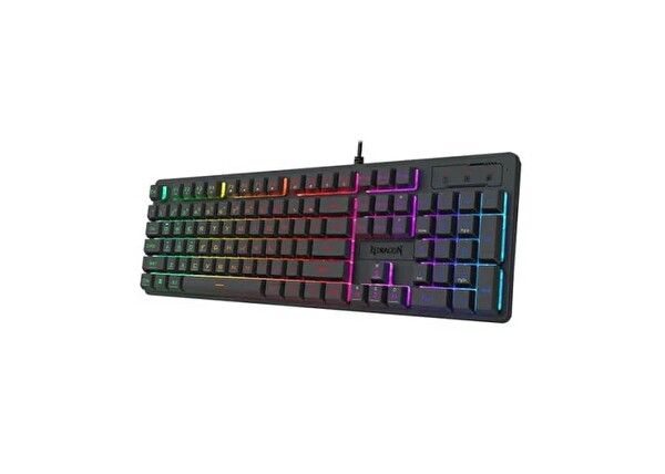 Redragon K521-RGB Netherbane Kablolu 104 Tuşlu Mekanik Rgb Arka Aydınlatma Türkçe Oyuncu Klavyesi Siyah
