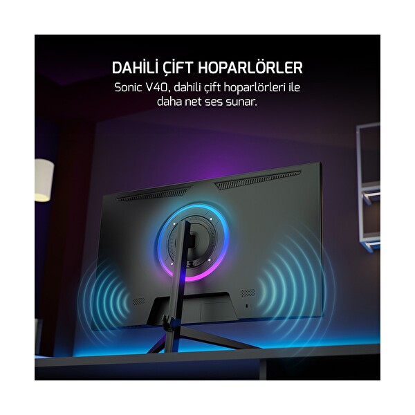 Gamepower Sonic V40 27'' 240Hz 0.5ms Fast IPS Fhd Rgb Gaming Monitör (Sıfır Ölü Piksel Garantili)