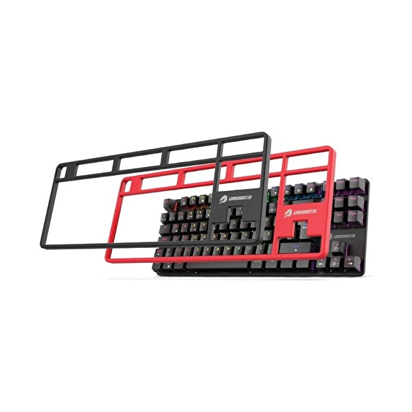 GameBooster GM06B PLUS TKL Red Switch RGB Mekanik Oyuncu Klavyesi