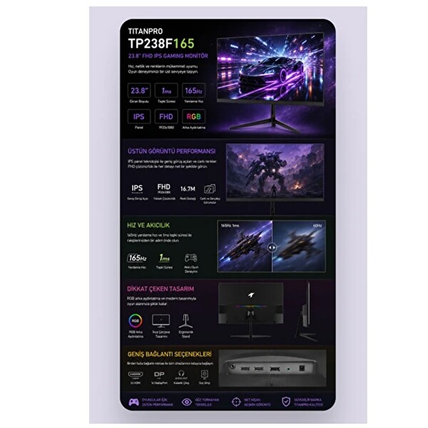 Titan Pro TP238F165 23.8