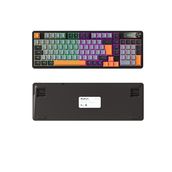 Quantum Gaming Lumitech Membran IP98 19 Tuş Anti-Ghosting RGB Gaming Kablolu Klavye