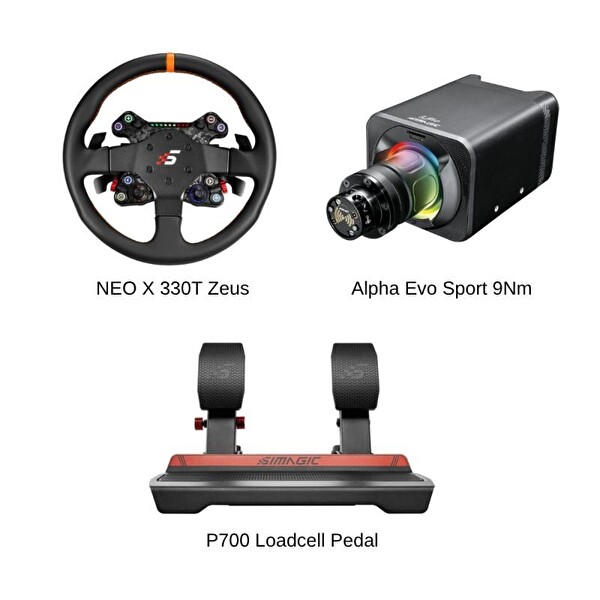 Simagic Alpha Evo Sport Neo X 330T Zeus P700 Direksiyon Seti