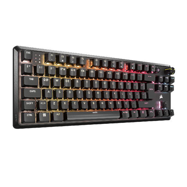 Corsair K70 CORE TKL RGB MLX Red V2 Switch Türkçe Siyah Kablolu Oyuncu Klavyesi
