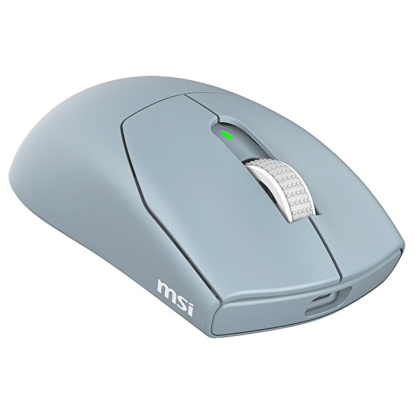 MSI Forge GM340 Wireless Sky PixArt 3311 Sensör RGB Kablosuz Gaming Mouse