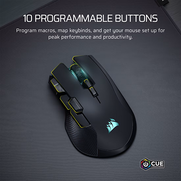 Corsair Ironclaw SE 26000DPI Siyah Kablosuz Oyuncu Faresi