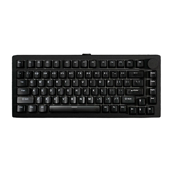 Akko Monsgeek M1 V5 HE Şeffaf Siyah AstroAim 8K Hz RGB Kablosuz İngilizce Manyetik Anahtarlı Sökülebilir Oyuncu Klavyesi
