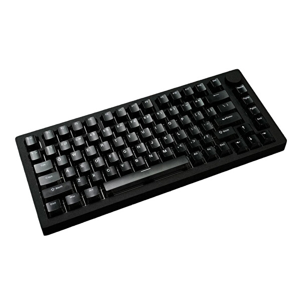 Akko Monsgeek M1 V5 HE Şeffaf Siyah AstroAim 8K Hz RGB Kablosuz İngilizce Manyetik Anahtarlı Sökülebilir Oyuncu Klavyesi