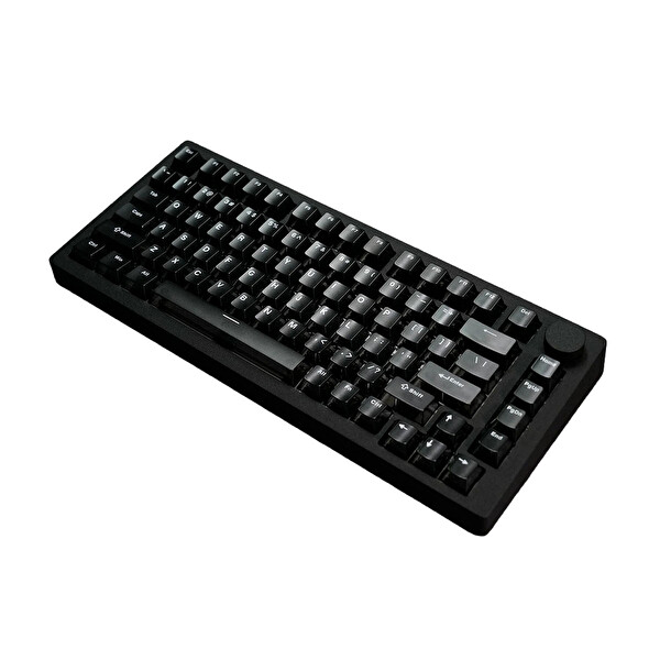 Akko Monsgeek M1 V5 HE Şeffaf Siyah AstroAim 8K Hz RGB Kablosuz İngilizce Manyetik Anahtarlı Sökülebilir Oyuncu Klavyesi