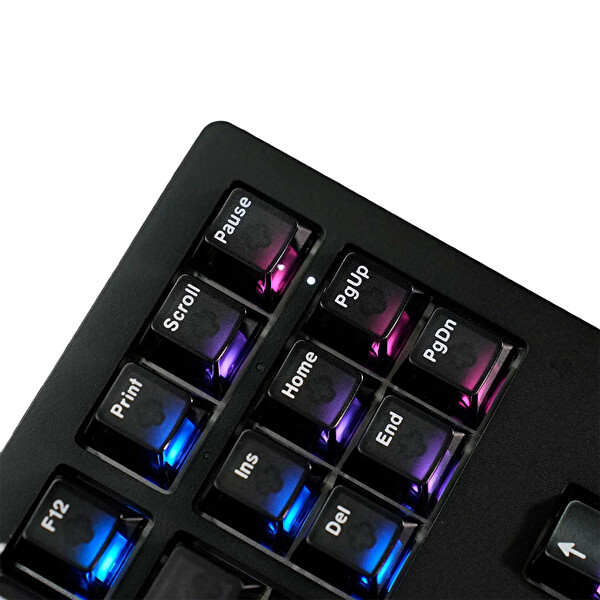 Akko Monsgeek M3 V5 HE Şeffaf Siyah AstroAim Manyetik Switch 8K Hz Hall Effect Hotswap RGB Kablosuz İngilizce Oyuncu Klavyesi